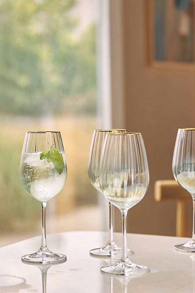 Waterfall wine glasses Waterfall wine glasses