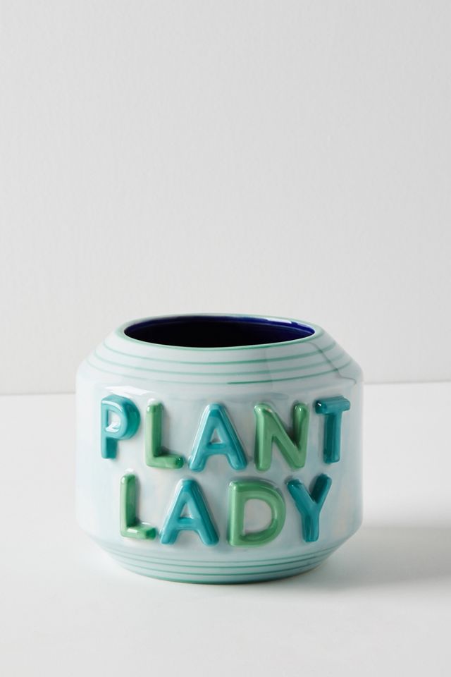 Maceta de saludo de jardín