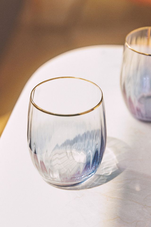 Stemless Wine Glasses, Set of 4