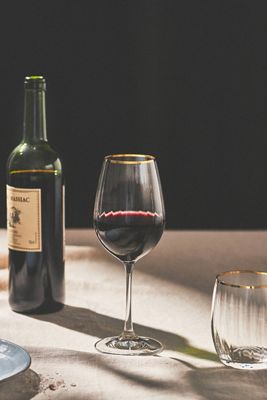 Set of 4 Waterfall Stemless Wine Glasses