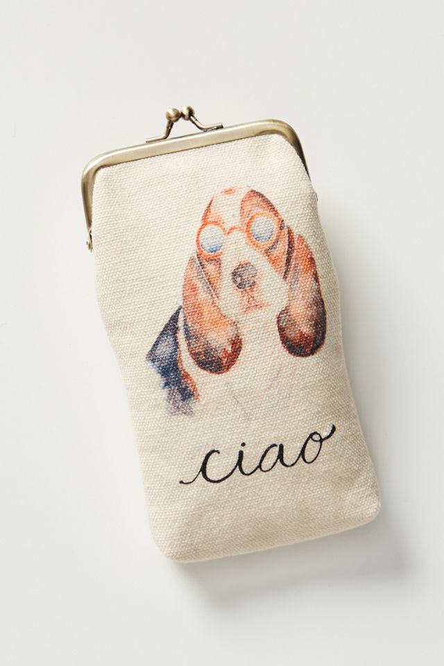 Dashing Dog Glasses Case