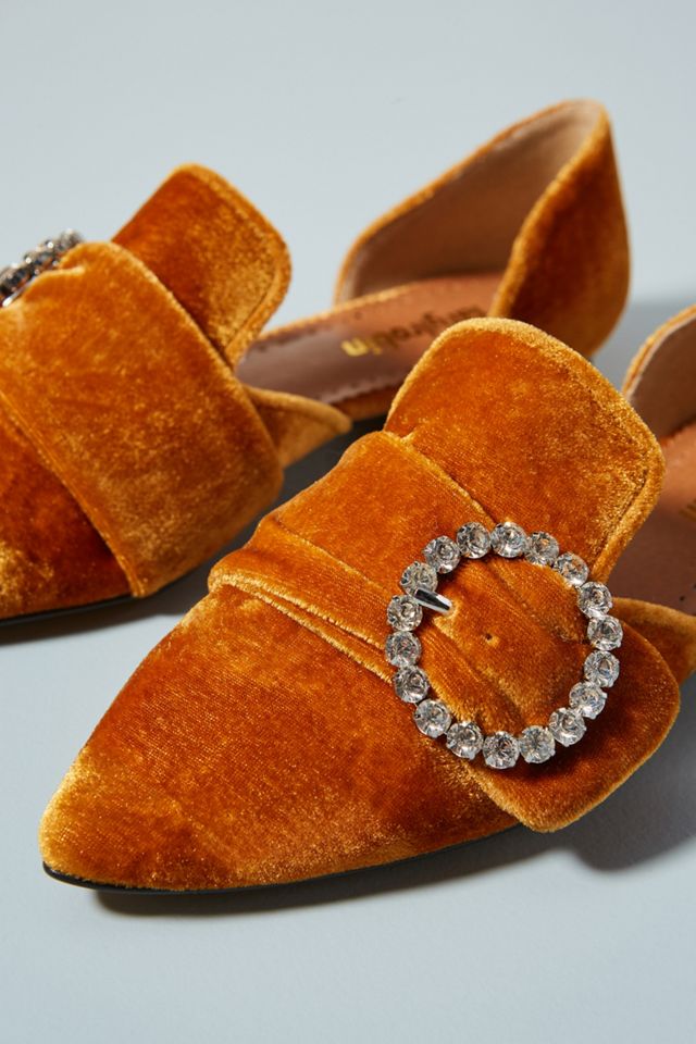 Farylrobin Velvet D'Orsay Flats #2