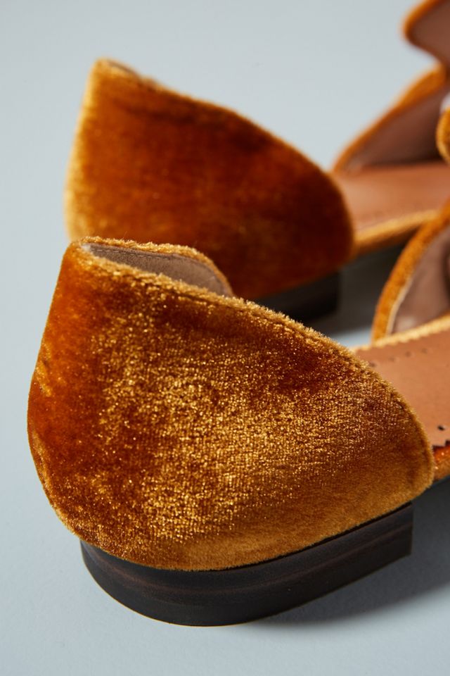 Farylrobin Velvet D'Orsay Flats #3