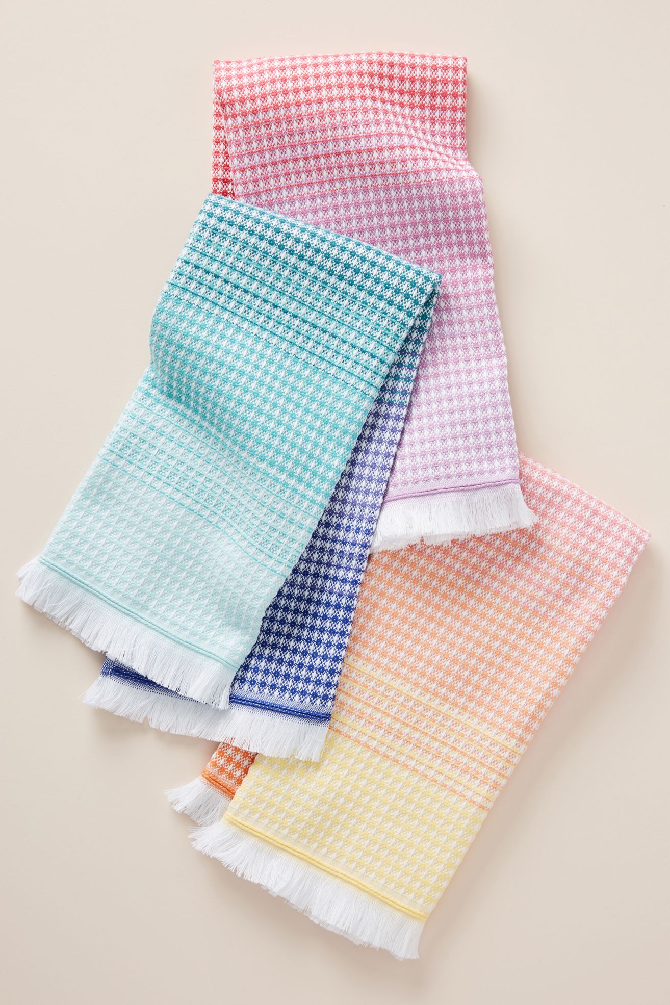 Lillian Dish Towels, Set of 3 - Multi, Standard, Set Of 3