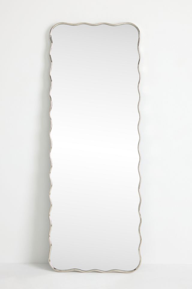 Coquile Scalloped Metallic Floor Mirror #2