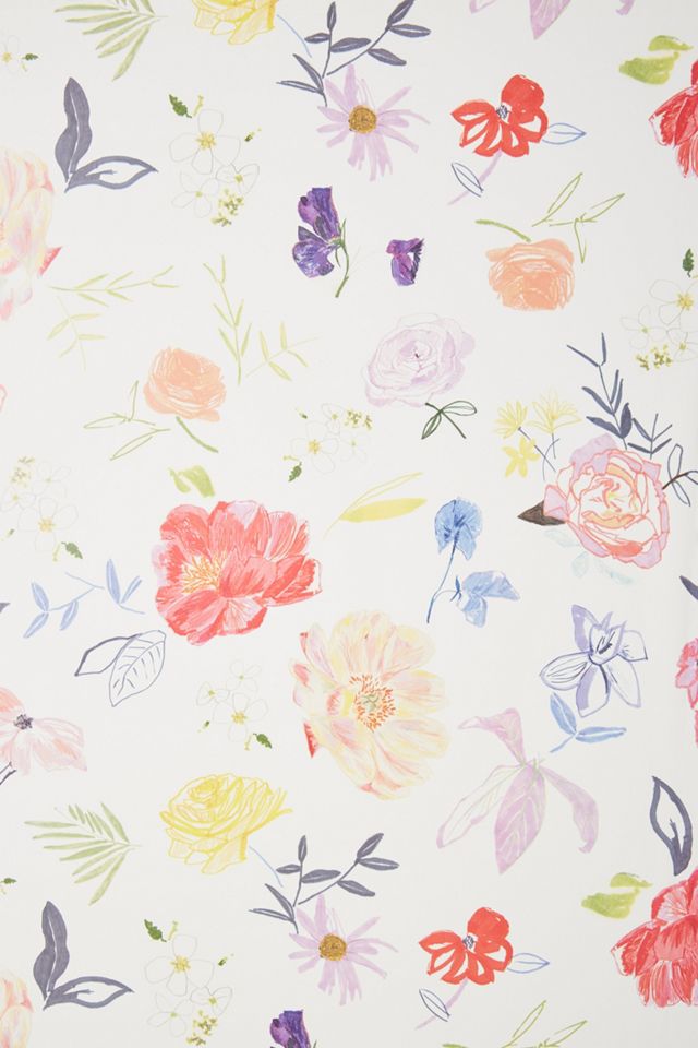 Alicia Galer Sketched Petalwork Wallpaper #2