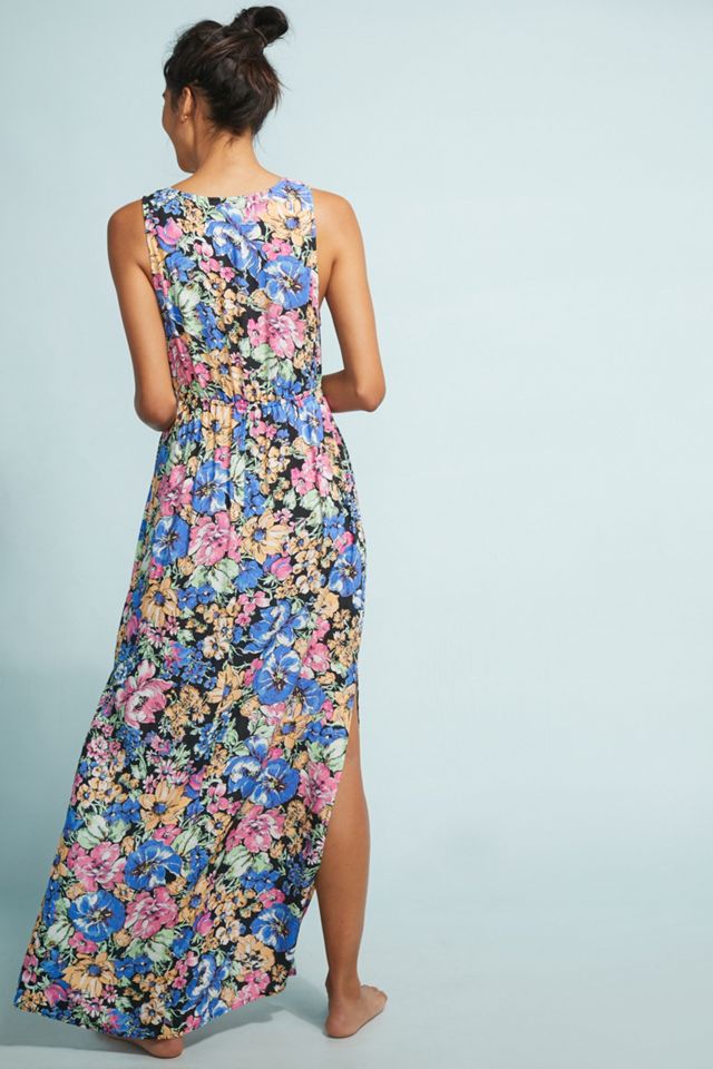 Lace-Up Maxi Dress #1
