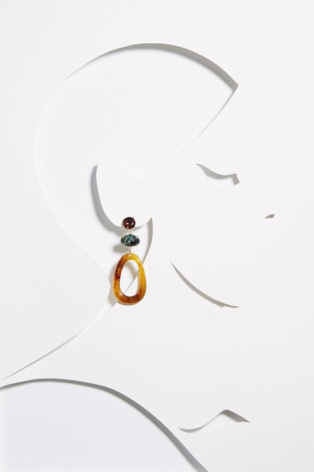 Schaffer Resin Drop Earrings #2