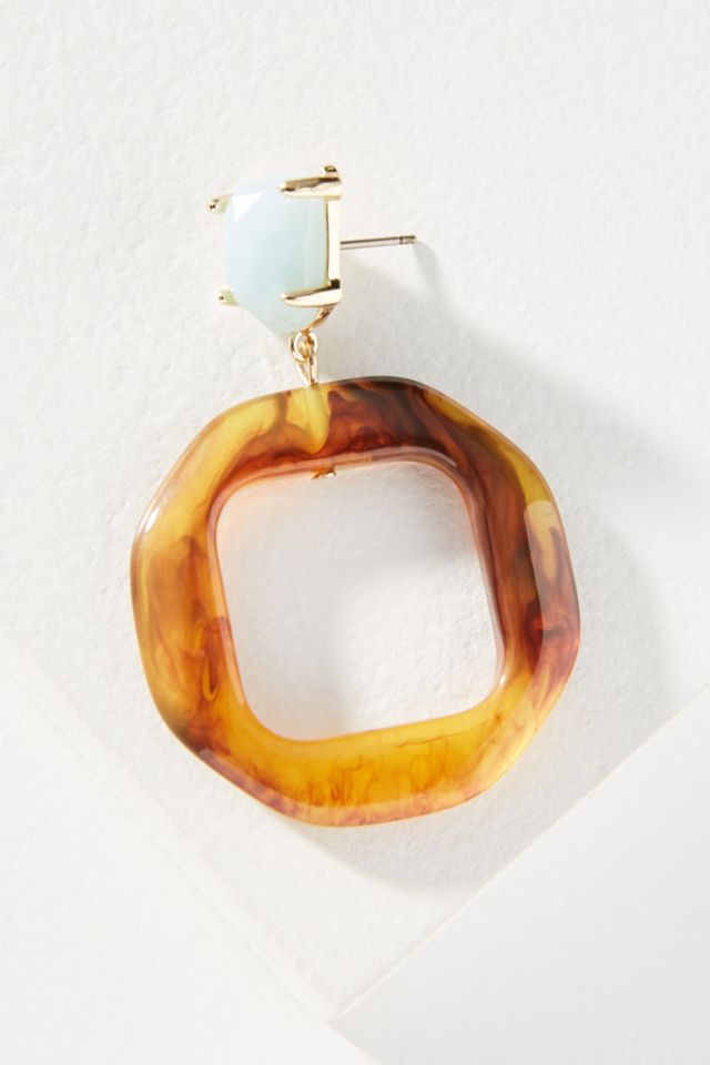 Donna Hooped Drop Earrings #1