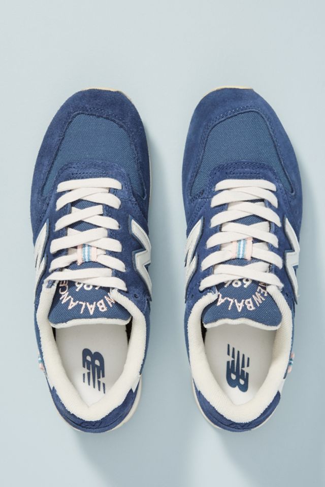 New Balance Navy 696 Sneakers #1