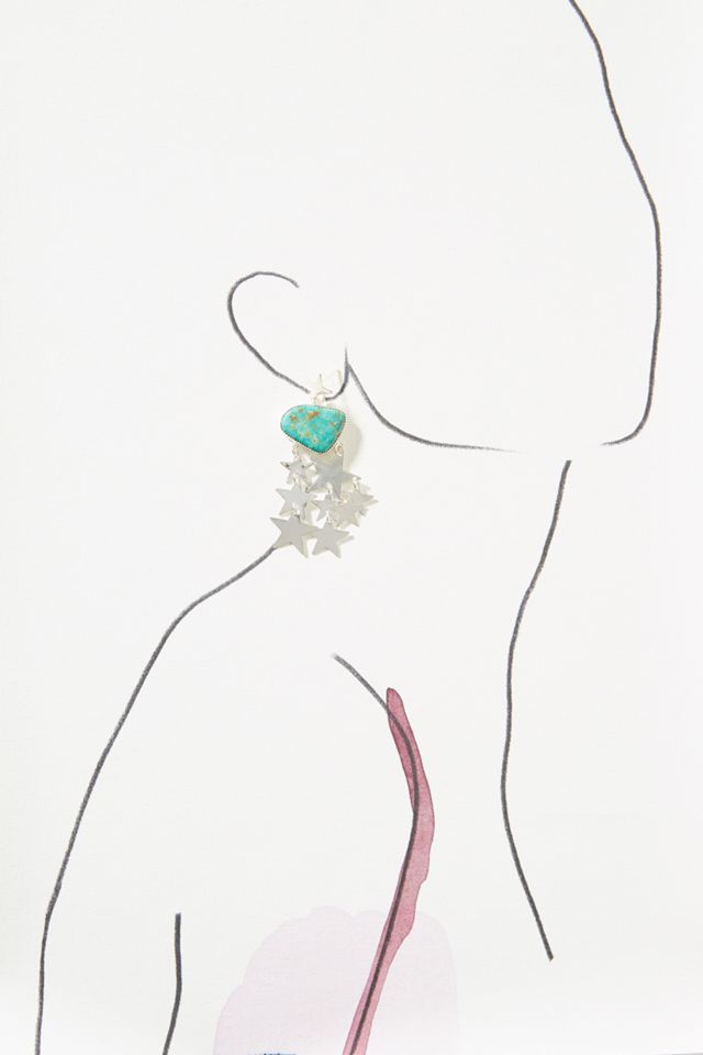 Cascading Stars Drop Earrings #2