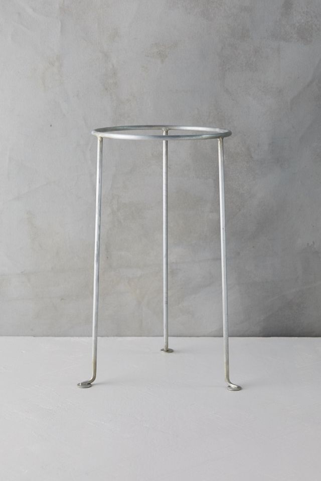 Iron Plant Stand, 10" diameter #1