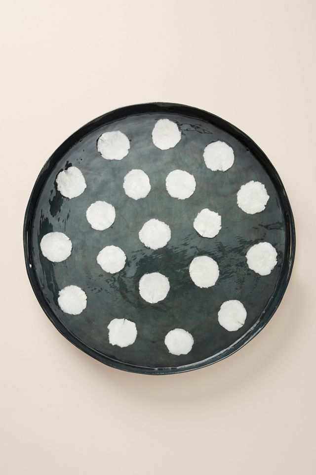 Dotted Capiz Decorative Tray #1