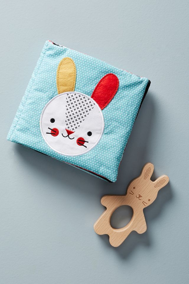 Bunny Book + Teether Set #1