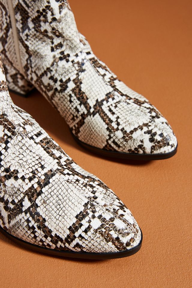Matiko Jeanine Snake-Printed Ankle Boots #2
