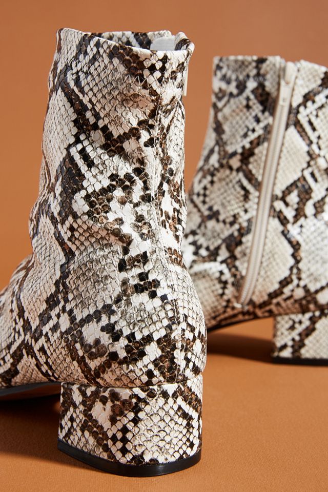 Matiko Jeanine Snake-Printed Ankle Boots #3