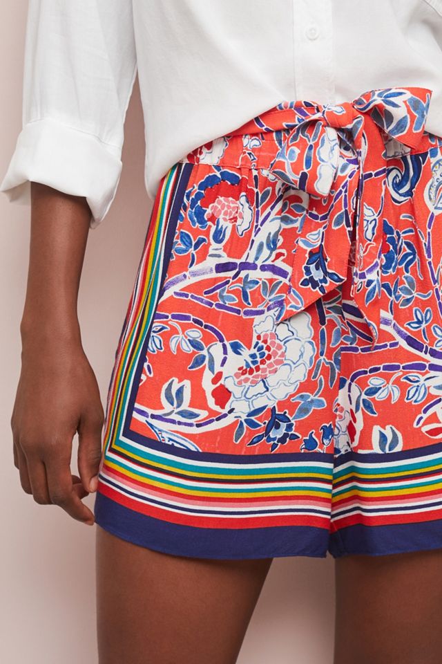 Sydney Scarf-Printed Shorts #2