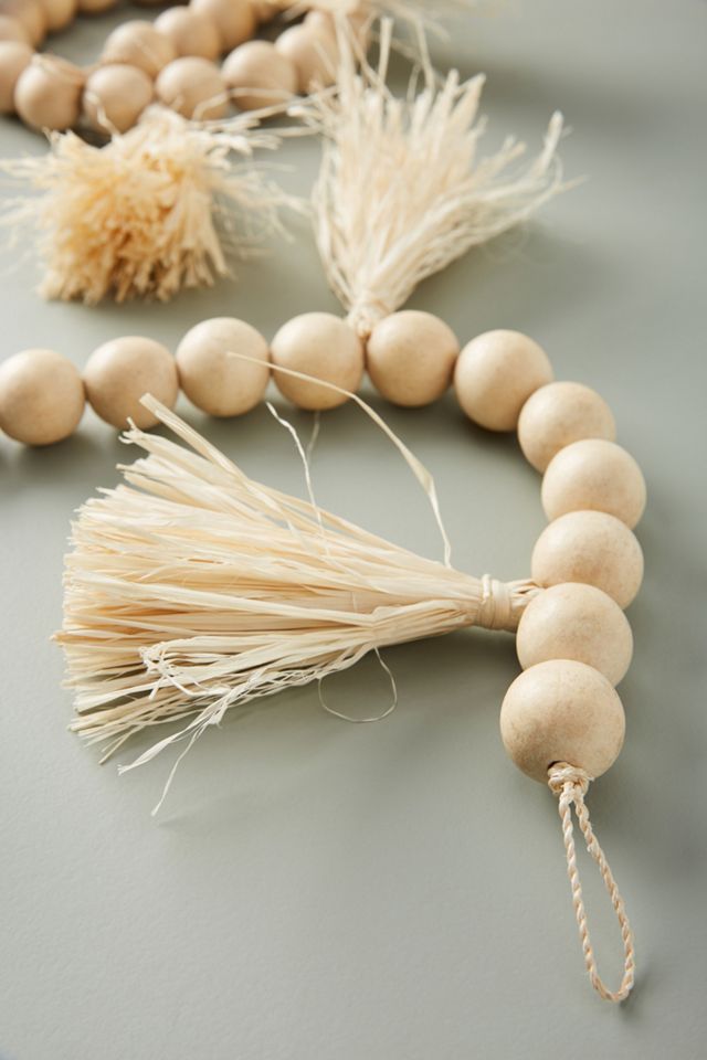 Beaded Wooden Garland #1