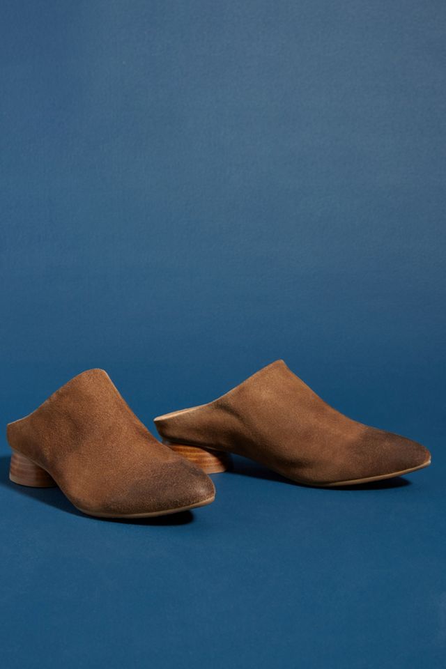 Antelope Suede Mules #1