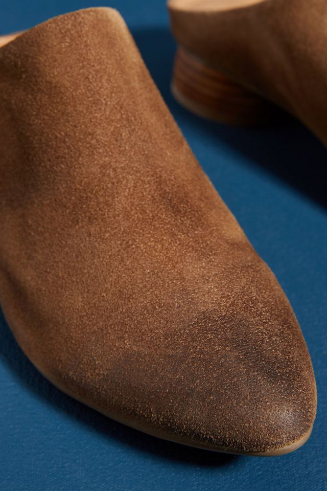 Antelope Suede Mules #2