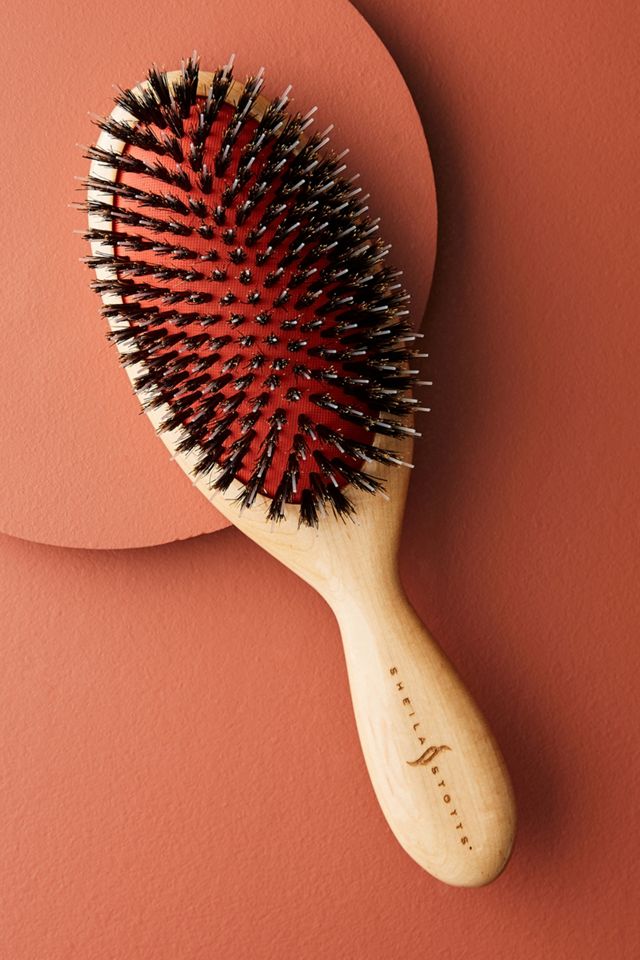 Sheila Stotts Natural Boar Bristle Brush – Sheila Stotts Luxury Tools