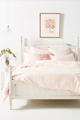 Linen Salvage et Cie Velvet Ruffle Duvet Cover
