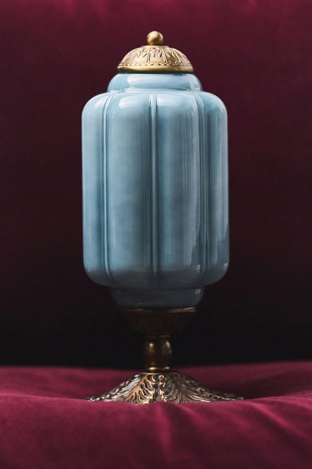 The Eloise Scallop Milk Glass Table Lamp #4