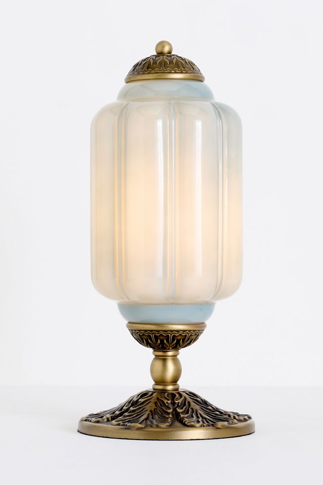 The Eloise Scallop Milk Glass Table Lamp #2