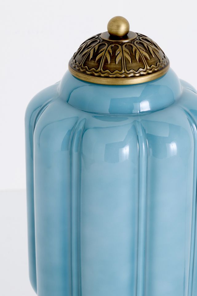 The Eloise Scallop Milk Glass Table Lamp #3