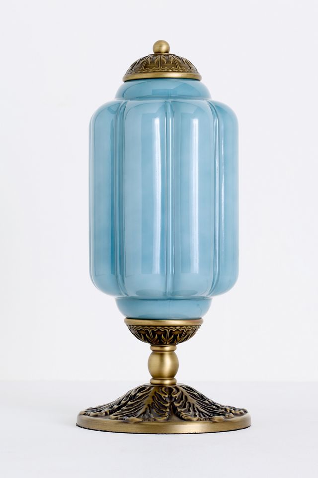The Eloise Scallop Milk Glass Table Lamp #1