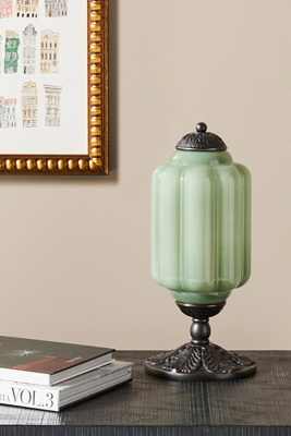 Anthropologie Eloise Table Lamp In Green