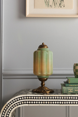 Anthropologie Eloise Table Lamp In Green