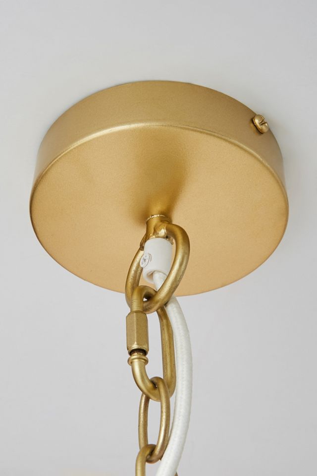 Floral Rattan Pendant #5