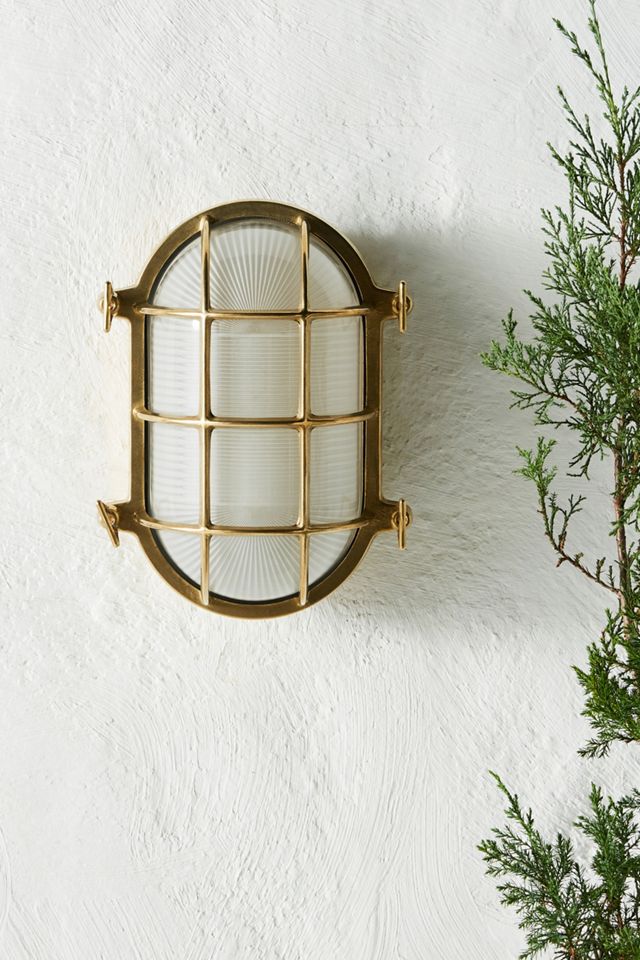 Original BTC Oval Bulkhead Sconce #1