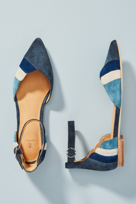 Bill Blass Sandra Colorblocked City Flats | Anthropologie