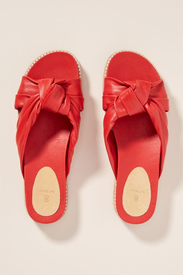 Bill Blass Padget Leather Sandal Slides #1