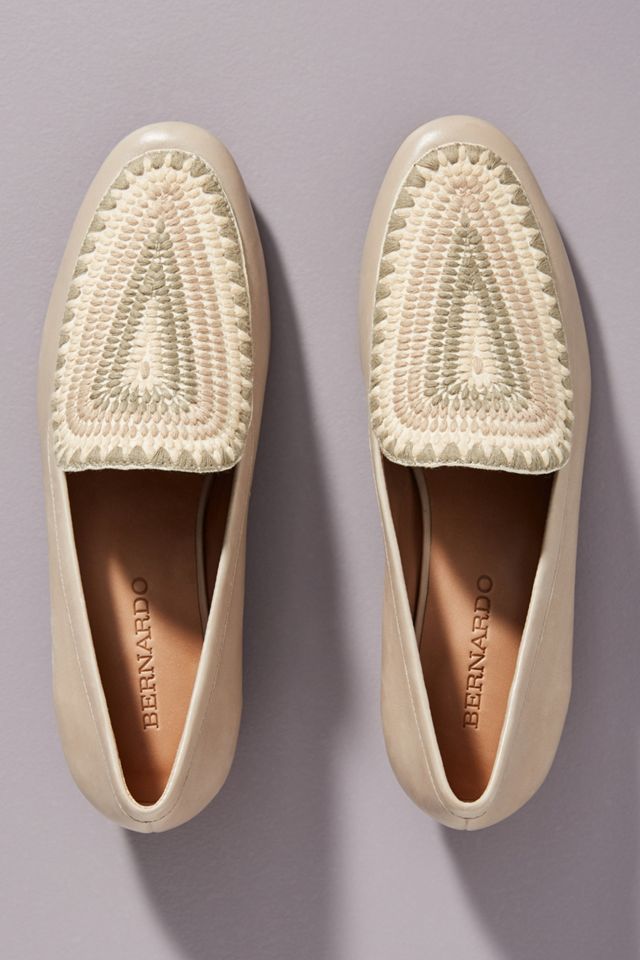 Bernardo Jace Embroidered Loafers #1