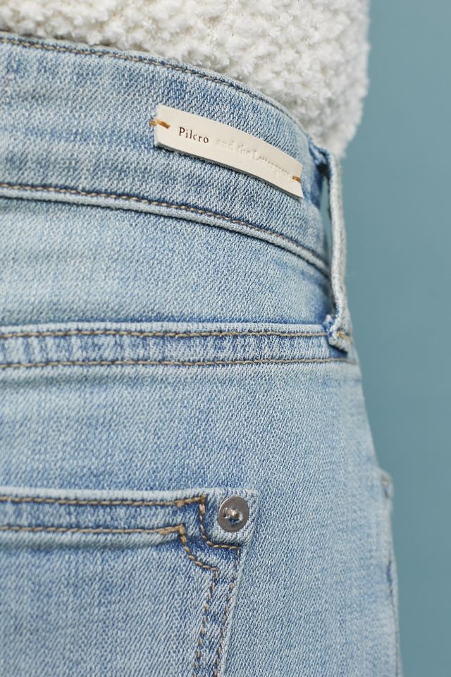 Pilcro Mid-Rise Boyfriend Denim Shorts | Anthropologie