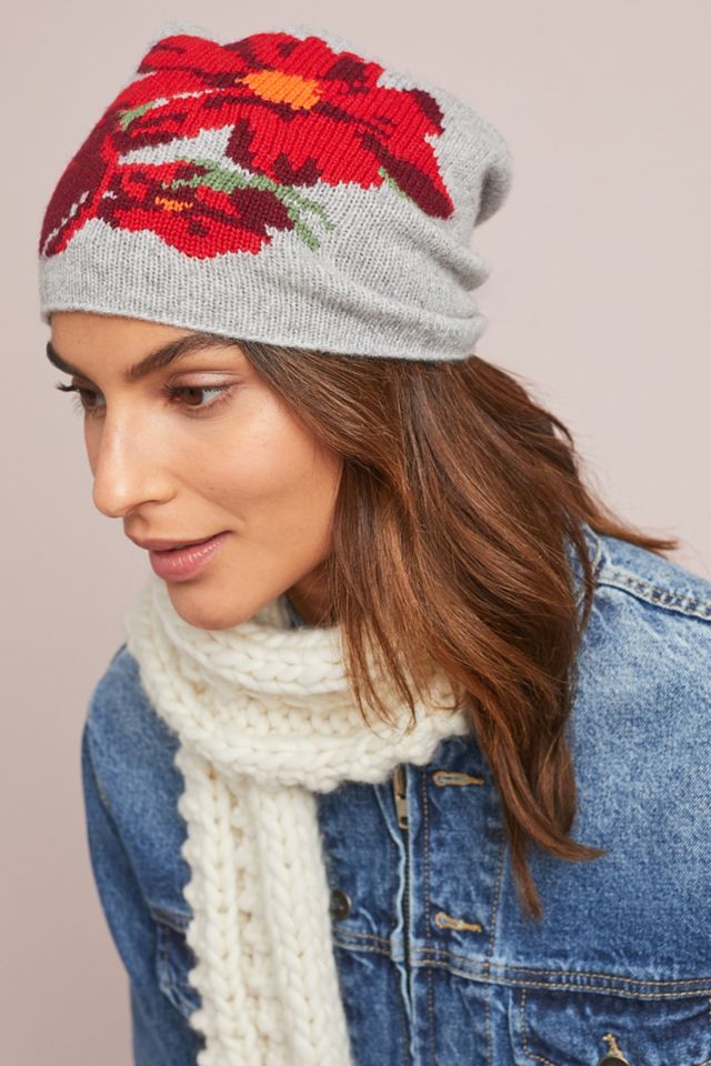 Anthropologie Cashmere Beanie Hat Anthropologie Pommed Cashmere Beanie D39 | eBay main image 2