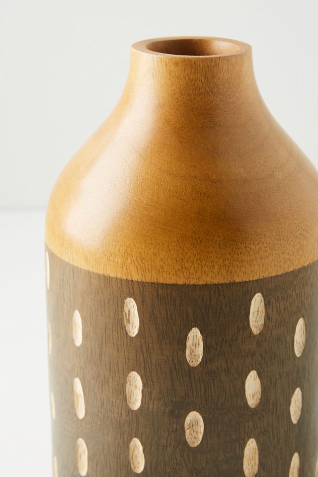Wooden Reid Vase #2
