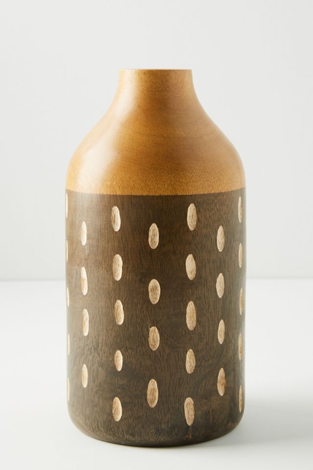 Wooden Reid Vase #1