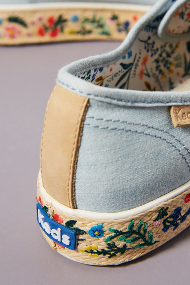 Keds x Rifle Paper Co. Rosalie Embroidered Triple Kick Sneakers #3