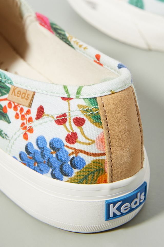 Keds x Rifle Paper Garden Party Double Decker Slip-On Sneakers