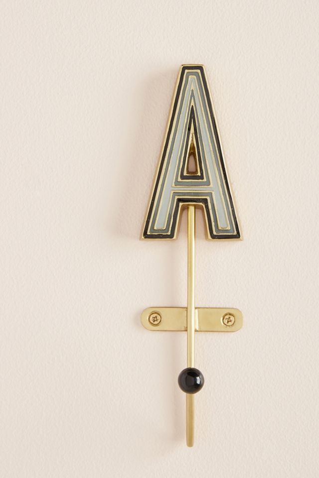 Ruth Monogram Hook #1