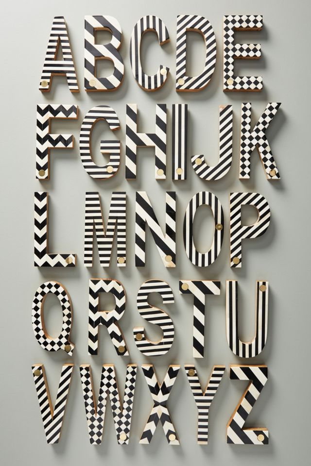 Darcy Monogram Letter #3