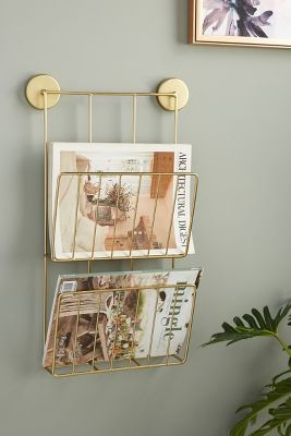 Anthropologie-Inspired Magazine Racks for Barbie Organization