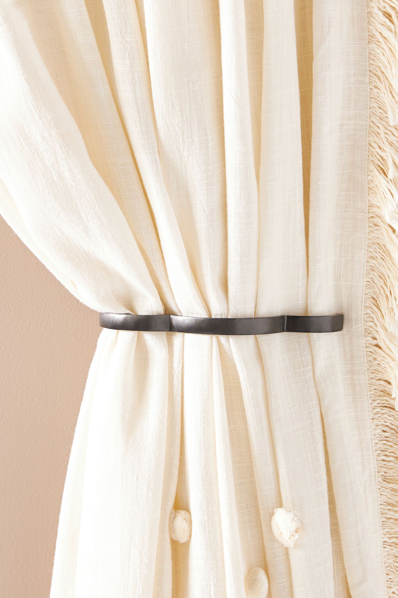 Constance Tieback - Black, Standard, One Size