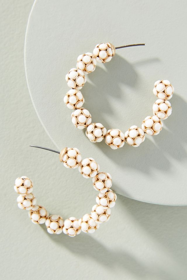 At the Disco Hoop Earrings
