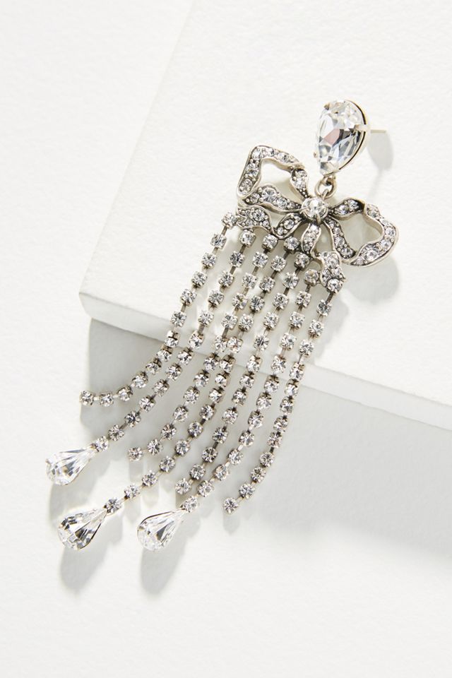 Dannijo Chantel Bow Drop Earrings #1