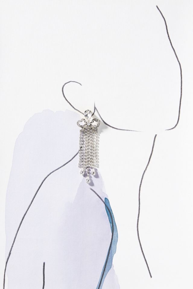 Dannijo Chantel Bow Drop Earrings #2
